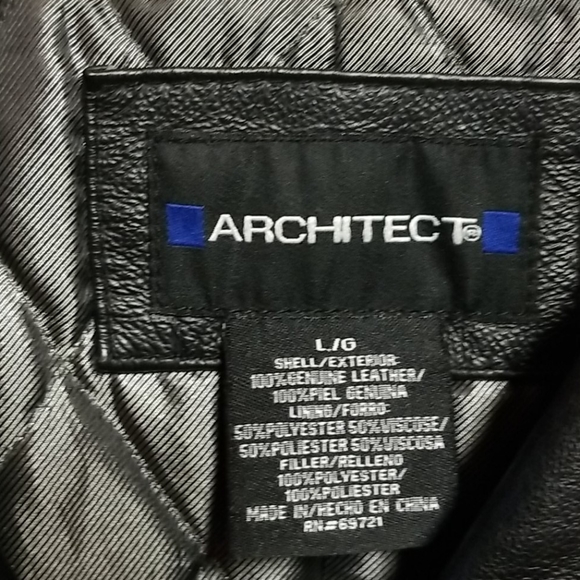 Men's Leather Jacket - Picture 4 of 11